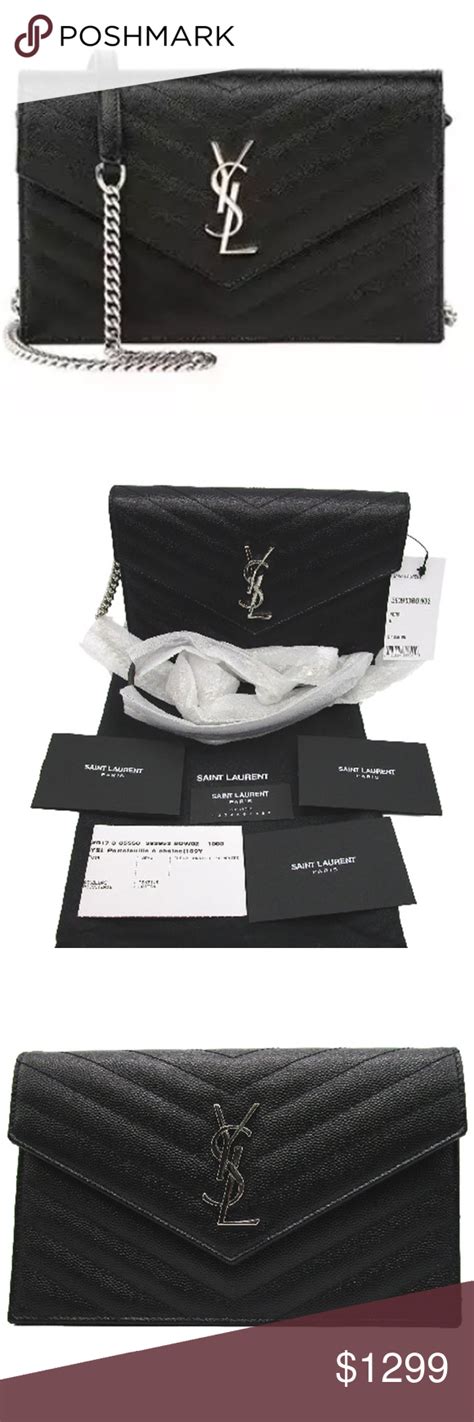 ysl monogram logo|ysl monogram wallet on chain.